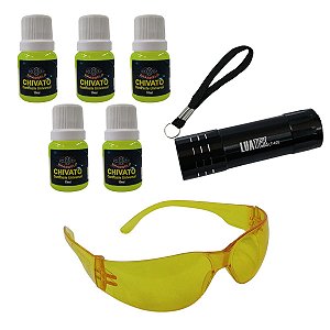 Kit Detector Vazamento Gás Ar Condicionado Contraste Uv 100%