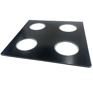 Vidro Mesa Fogão Mueller Fratello Vetro 4 Bocas de Lote