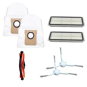 Kit Filtros Escovas Aspirador De Pó Xiaomi s10+ S10 plus s20
