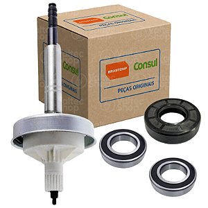 Kit Mecanismo Rolamento Para Lavadora Consul Maré Eixo Longo