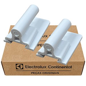 Kit 2 Dobradiça Geladeira Electrolux IQ8S IM8 IM7 DM86V IM7B
