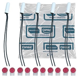 5 Sensor Geladeira Brastemp Consul 2,7k BRM57 CRM52 Original
