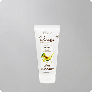 Máscara de Tratamento Capilar para Reconstrução de Cabelos Cacheados Avocado Curls Filler Mask Picasso - 200ml