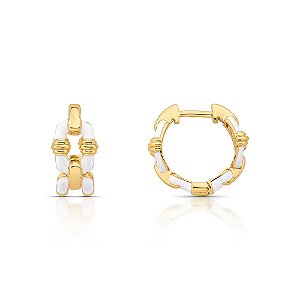 BRINCO ICE CHAIN DOURADO/BRANCO