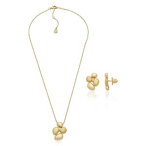 BRINCO GOLDEN SHAPES DOURADO FOSCO/LISO