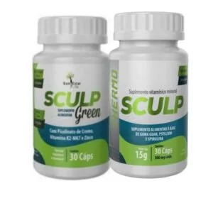 SCULP THERMO + SCULP GREEN (DETOX) Combo Emagrecedor Bem Estar Life