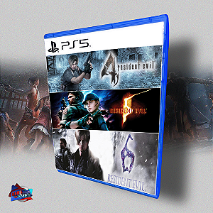 PACOTE TRIPLO RESIDENT EVIL - PS5 MÍDIA DIGITAL