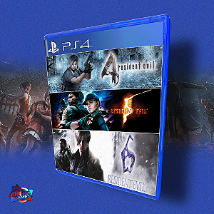 PACOTE TRIPLO RESIDENT EVIL - PS4 MÍDIA DIGITAL