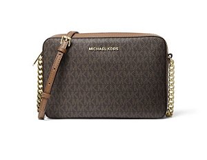 Bolsa Michael Kors ( Marrom Com Detalhes Em Caramelo ) - pronta entrega