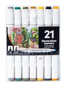 Kit de Canetas Marcadoras - pronta entrega