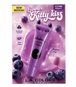 Gloss Labial: Gimme A Kitty Kiss ( Sabor: Blueberry) L.a Colors - pronta entrega