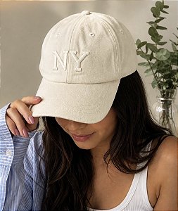 Boné American Eagle: Modelo NY ( Cor: Nude ) - pronta entrega