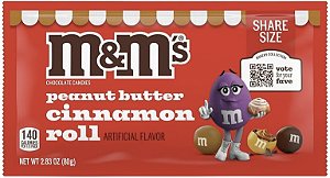 M&M’s Peanut Butter Cinnamon Roll ( 80g ) - pronta entrega