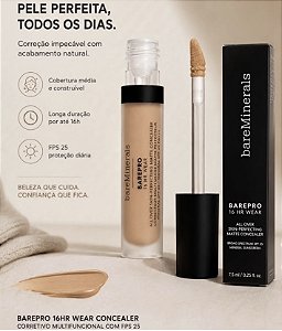 Corretivo: Bare Minerals (Cor: 200 Light Neutral ) Barepro - pronta entrega