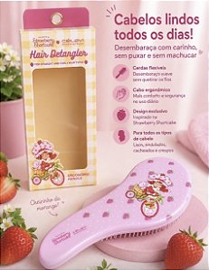 Escova de Cabelo Célavi Moranguinho - pronta entrega