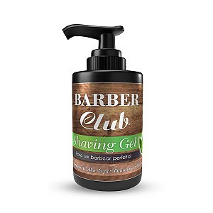 Shaving Gel com Menta para Barbear Barber Club 280g