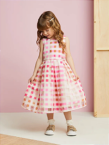 VESTIDO XADREZ VICHY MOMI