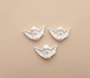 Aplique Trio Mini Anjo C/ 3 und