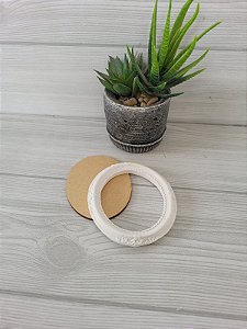 KIT MOLDURA OVAL + FUNDO DE MDF  C/ 15 KITS