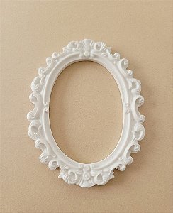 Aplique de Moldura Oval Média