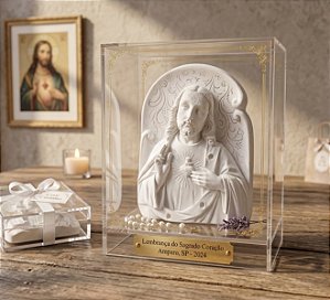 Aplique Sagrado Coração de Jesus