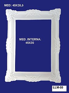 MOLDURA RETANGULAR EM RESINA 49X38,5