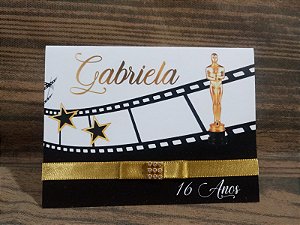 Convite Aniversário Oscar Cinema