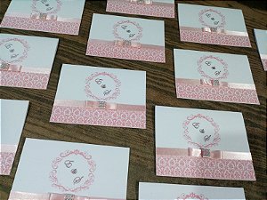 Convite Casamento Arabesco Rosa