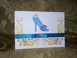 Convite Aniversário Sapatinho Princesa
