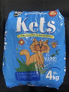 Areia higiênica kets para gatos 4kg