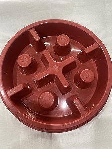 Comedouro Educativo Anti Stress Vermelho