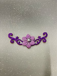 ADESIVO TIARA DE FLOR 1 UNIDADE