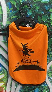 Roupa Happy Halloween Laranja P
