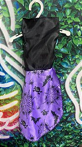 Roupa Vestido Halloween Lílas M