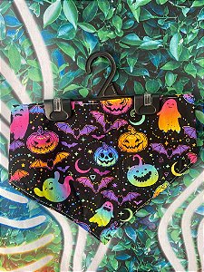 Bandana Halloween Preto com Neon GG