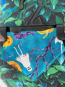 Bandana Halloween Azul P