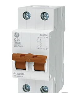 Disjuntor Din Bipolar 50A