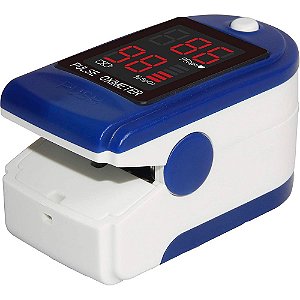 Oxímetro Medidor de Saturação de Pulso Portátil - Azul