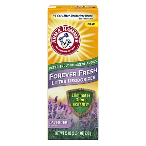 ARM & HAMMER Forever Fresh Desodorizante para Areia de Gato, Aroma de Lavanda