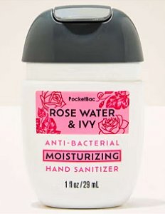 Bath & Body Works Alcool em Gel Rose Water & Ivy 29ml