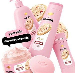 Dove Strawberry Crumb Cake Edição Limitada