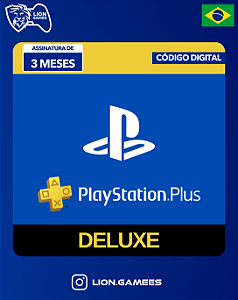 PLAYSTATION PLUS DELUXE 3 MESES - CÓDIGO DIGITAL