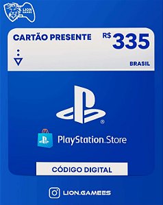 PLAYSTATION STORE R$335 REAIS - CÓDIGO DIGITAL