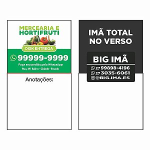 2. Imã com BLOCO DE ANOTAÇÕES - 60x50 mm - 1.000 un