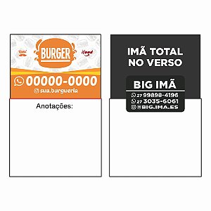 3. Imã com BLOCO DE ANOTAÇÕES - 70x50 mm - 1.000 un