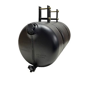 CJ BARRICA 25L PRETA S/ABA C/TAMPA CINTA METALICA