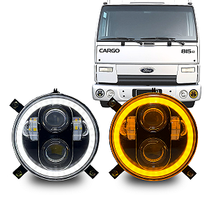 PAR FAROL LED 5,75 ANGEL CARGO 712 815 DRL SETA 6000K