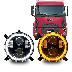 PAR FAROL LED 5,75 ANGEL CARGO PANDA 2012+ DRL SETA 6000K