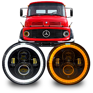 FAROL LED ANGEL EYES 6000K MB 1113 1111 1513 1519 DRL SETA