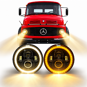 FAROL LED ANGEL EYES 4300K MB 1113 1111 1513 1519 DRL SETA
